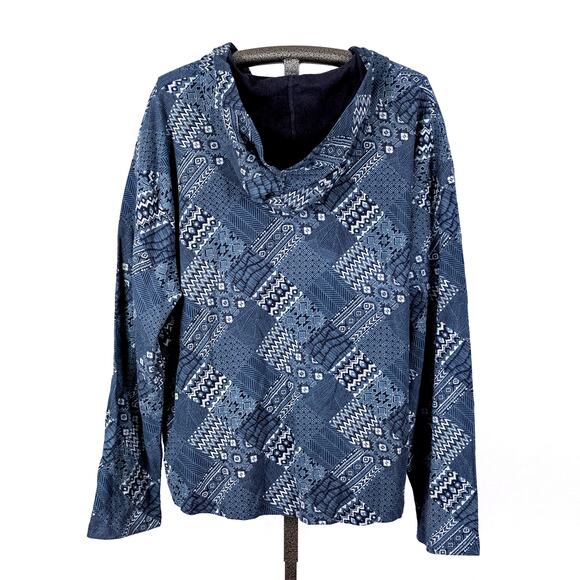 Southern Marsh Men's Monterey Patchwork Hoodie Size 2XL Southwest Aztec Outdoor - Picture 1 of 6